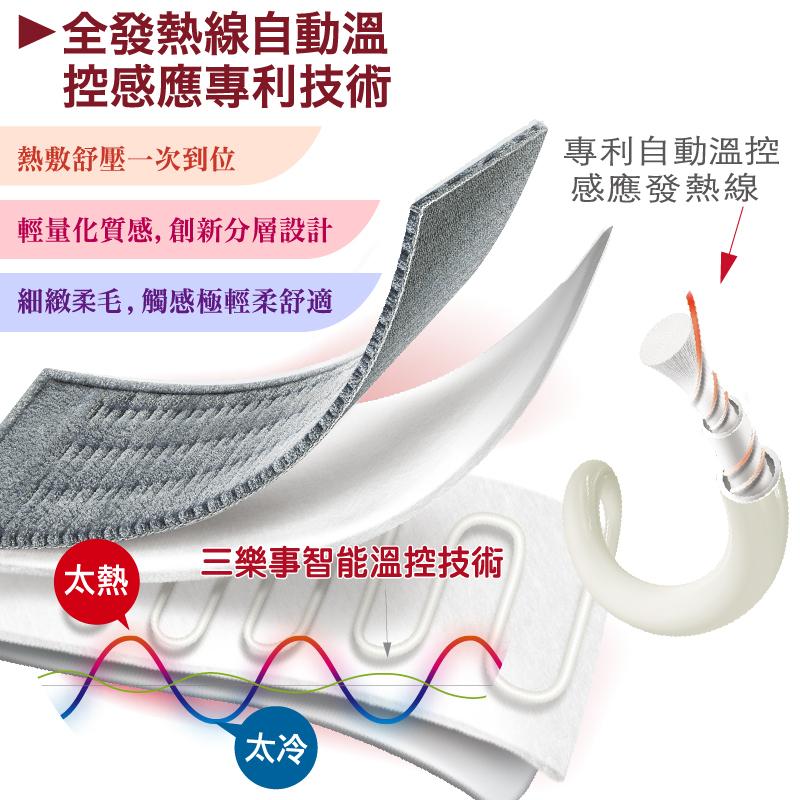 【型號 SP1212】Sunlus三樂事 暖暖熱敷柔毛墊  ｜30x60cm  電熱毯 電熱墊 熱敷墊 【石牌有間藥局】-細節圖5