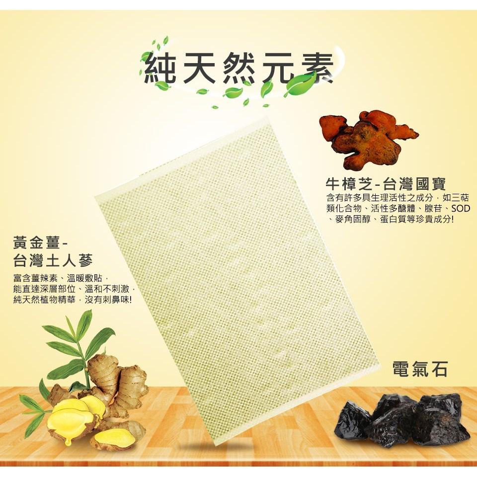 易而安 阿里山 黃金薑電氣石精油貼片 6片/包 ｜黃金薑 牛樟芝  電氣石 循環gogo 【石牌有間藥局】-細節圖2