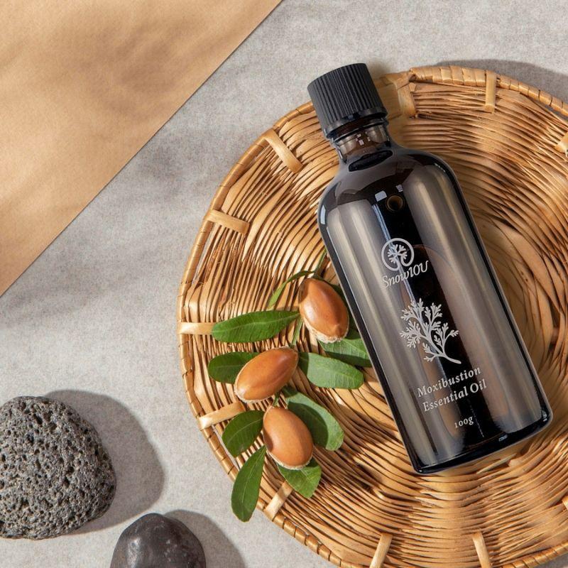 ⚡ 送+免運⚡ 樹飛雪 疏通活絡艾灸精油｜100g｜按摩精油 婦女調理 刺激活絡 放鬆舒適 艾草精油 【⽯牌有間藥局】-細節圖2