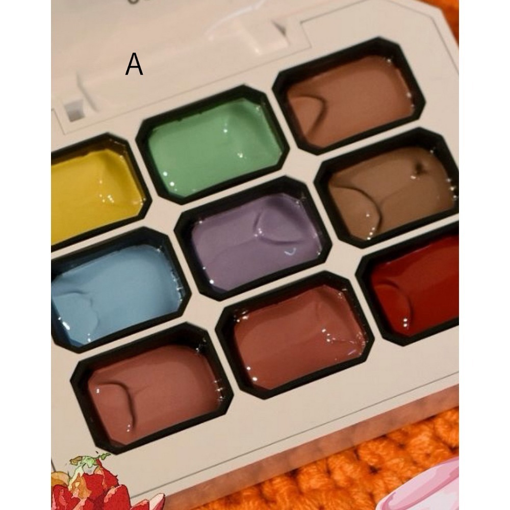 No.9奶油花磚彩繪線膠 A