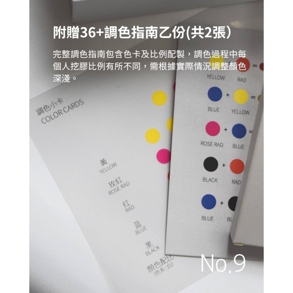 (美甲師價) No.9調色盤彩繪膠7色 單罐/套組-細節圖5