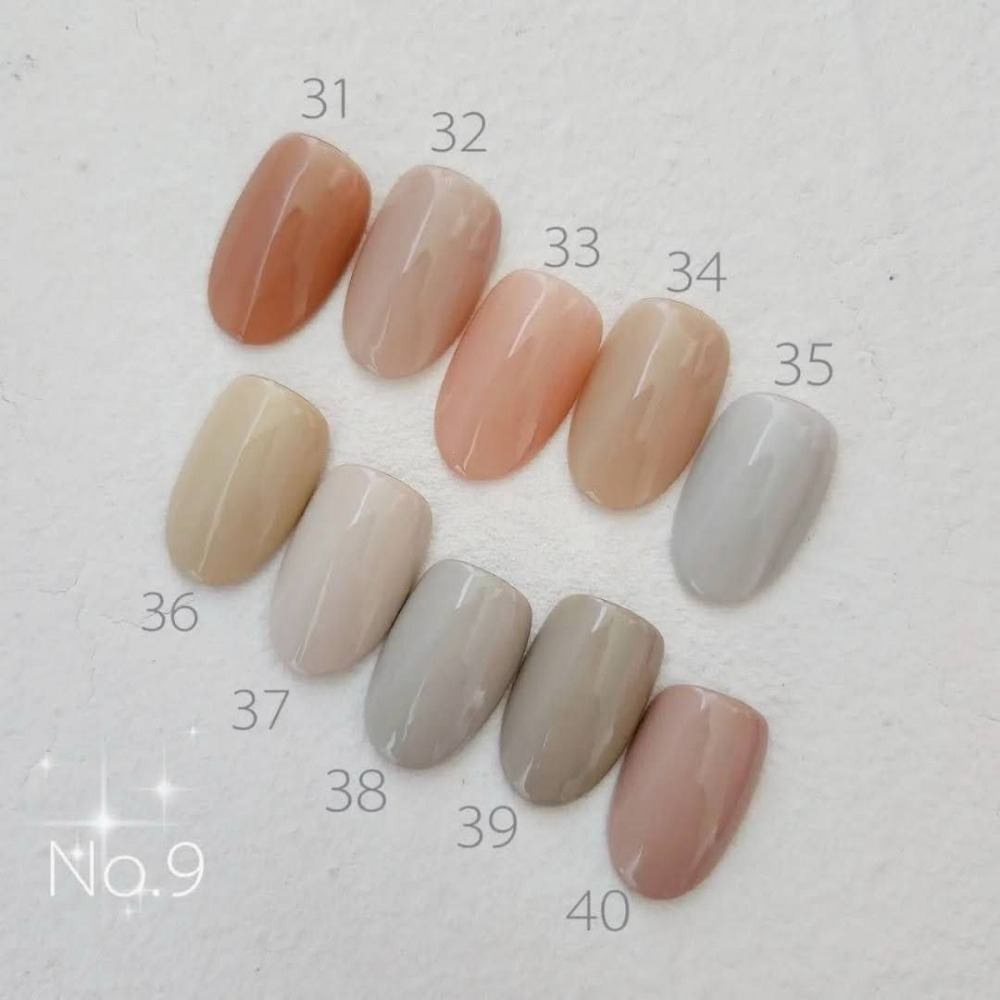 (美甲師價) No.9甲油彩膠 001~046 / 黑/白/紅/乳白-規格圖3