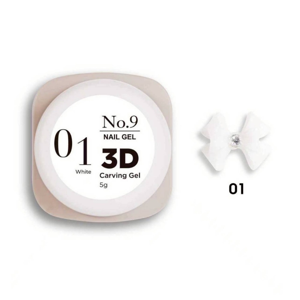 (團購優惠) No.9 3D造型雕花膠 5g-規格圖4