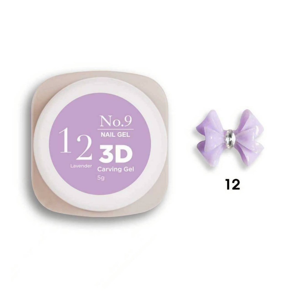 No.9 3D造型雕花膠 12