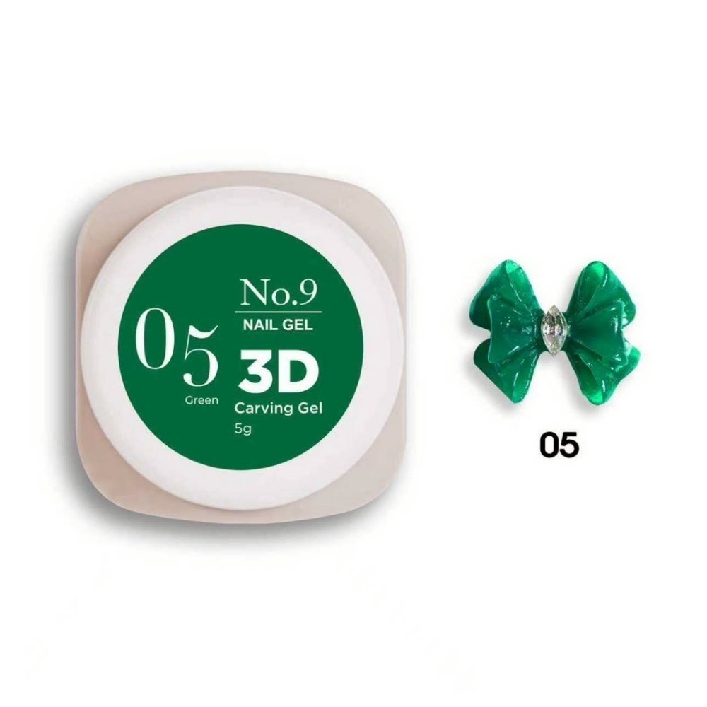 (團購優惠) No.9 3D造型雕花膠 5g-規格圖4