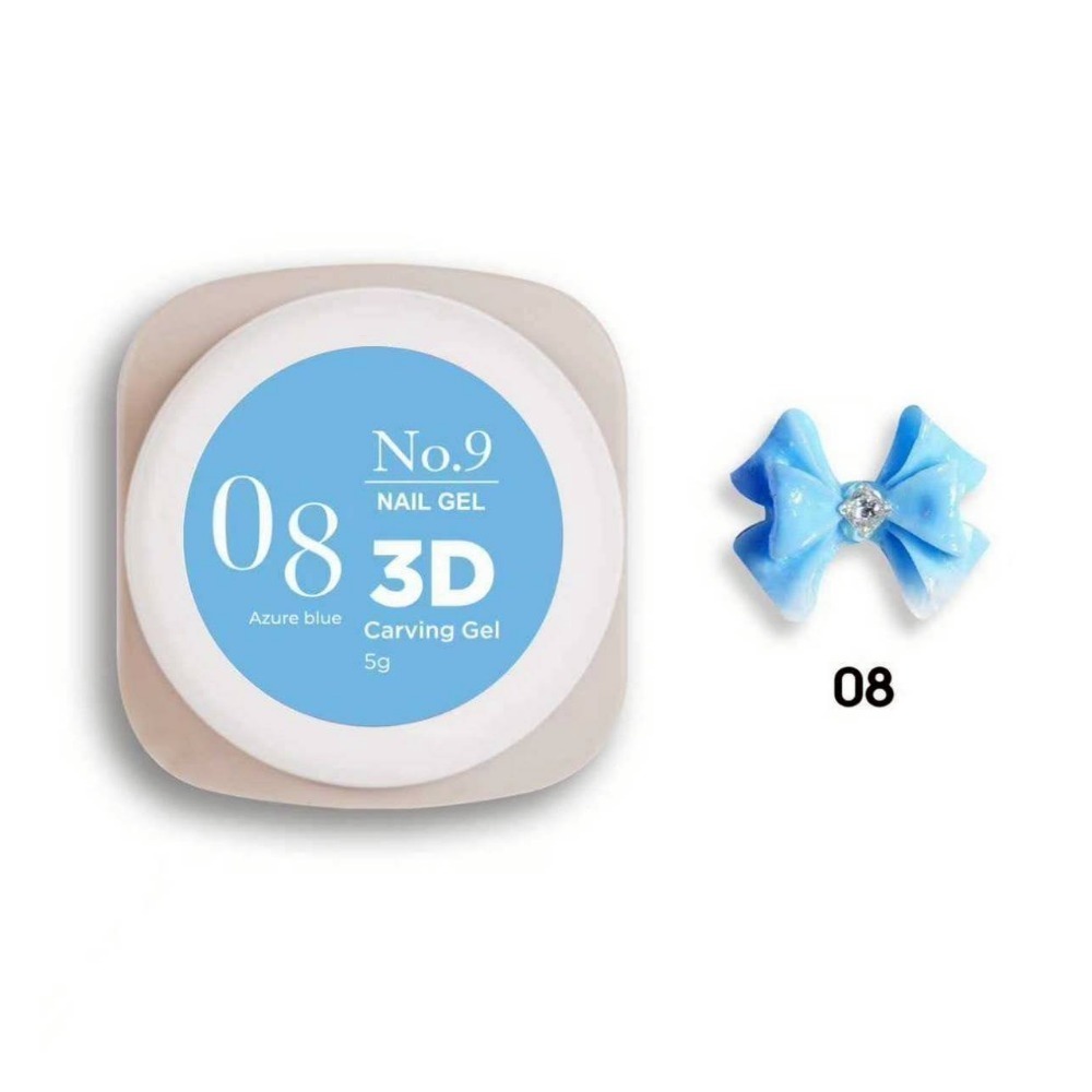 (團購優惠) No.9 3D造型雕花膠 5g-規格圖4