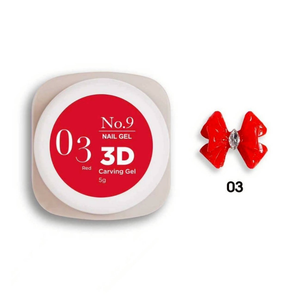 (美甲師價) NO.9 3D造型雕花膠 5g-規格圖4