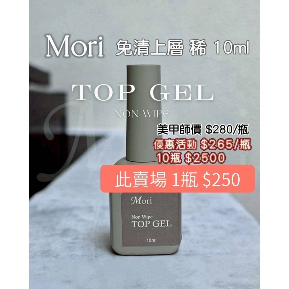 (團購優惠) 大森美甲新品！Mori底膠上層-規格圖1