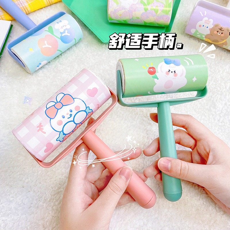 滾輪黏毛器 可撕式黏毛器 隨手黏 滾筒 捲筒 黏毛紙 黏塵紙 黏地板黏狗毛黏灰塵除塵黏毛 除塵滾輪 黏塵滾輪 寵物黏毛器-細節圖3