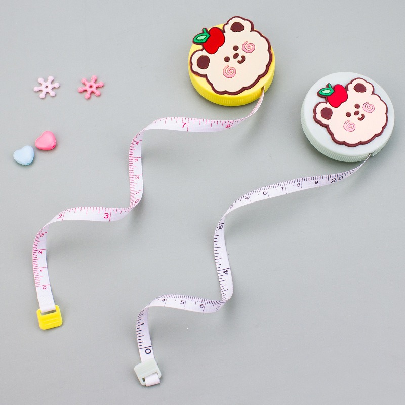 ins 小捲尺 圓形捲尺 迷你捲尺 馬卡龍色 捲尺 伸縮尺 量衣尺 軟尺 量尺 隨身尺 縮捲尺 捲尺 皮尺 文具-細節圖4