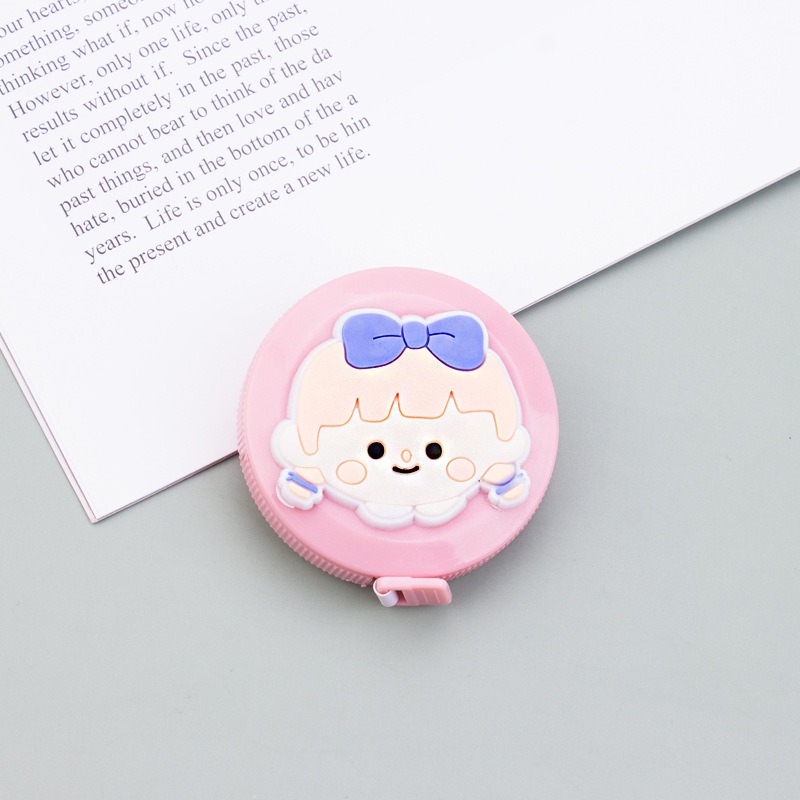 ins 小捲尺 圓形捲尺 迷你捲尺 馬卡龍色 捲尺 伸縮尺 量衣尺 軟尺 量尺 隨身尺 縮捲尺 捲尺 皮尺 文具-細節圖5