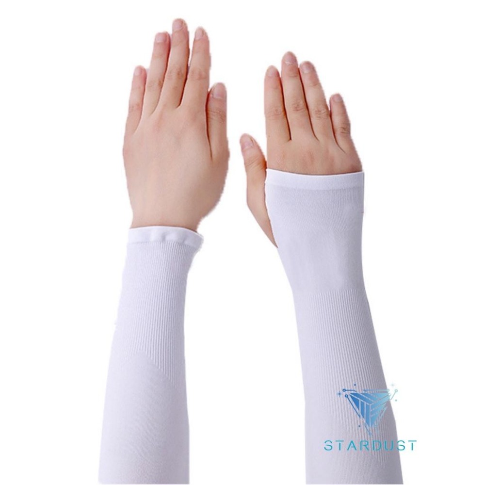 袖套 防曬冰袖 夏日防曬冰絲防曬袖套 騎車袖套 防蚊開車臂套 戶外防曬袖套 拇指款-細節圖6