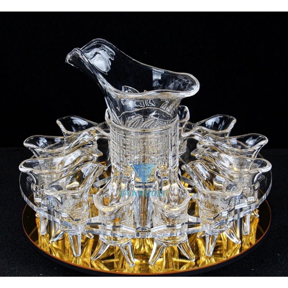 【預購】仿古酒杯 三足杯 帝王杯 古代杯 侯爵杯 小酒杯 烈酒杯  遊戲杯 派對杯10ml/20ml/30ml-細節圖4