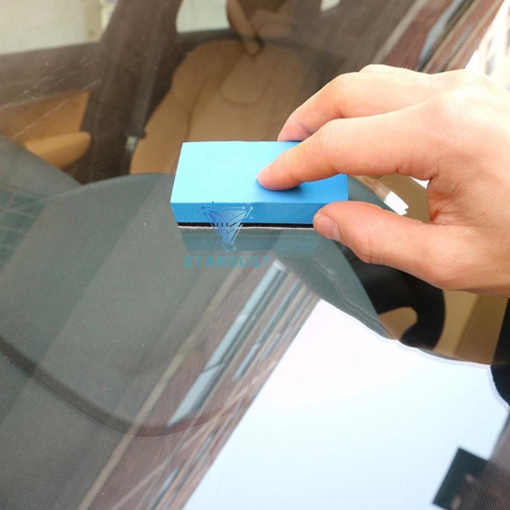 鍍晶海綿 玻璃鍍膜海棉塊 上蠟綿上蠟棉 去痕研磨劑用 洗車海棉-細節圖2