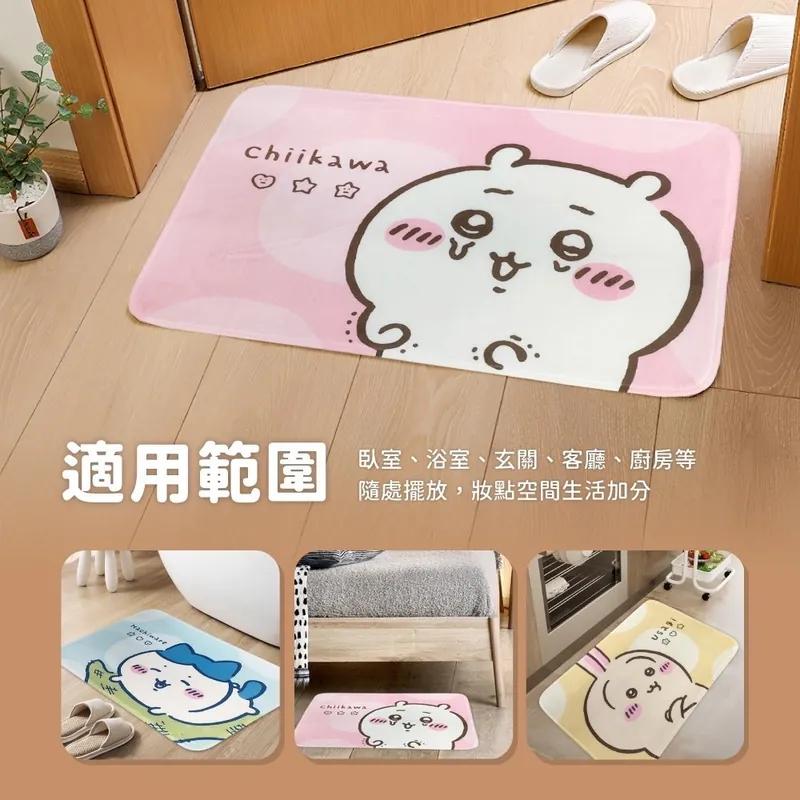 【正版授權】浴室地墊 吉伊卡哇 可愛粉嫩地墊 止滑墊 腳踏墊 地墊 浴室地墊 廚房地墊-細節圖4