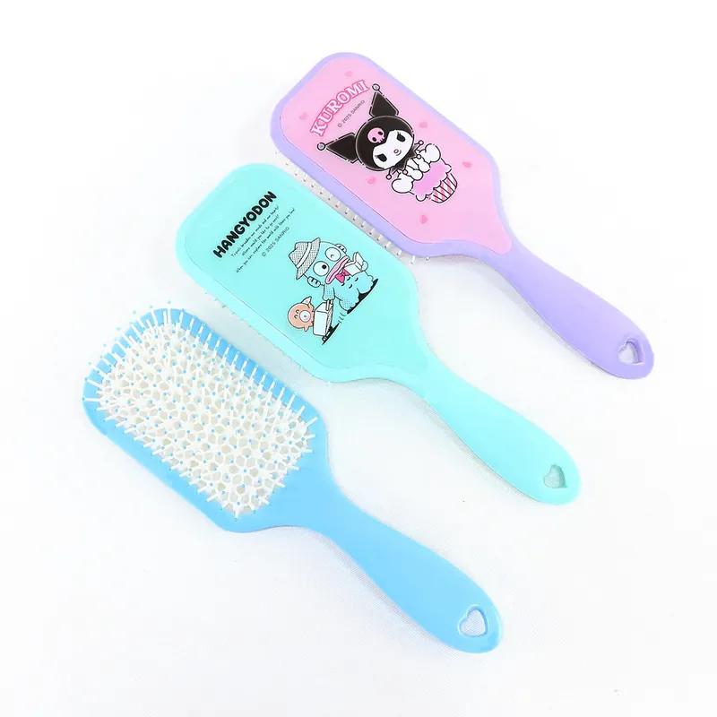 【正版授權】方型氣墊梳子 大方梳子 氣墊梳 美髮梳 梳子 氣墊梳 酷洛米 人魚漢頓 大耳狗-細節圖2