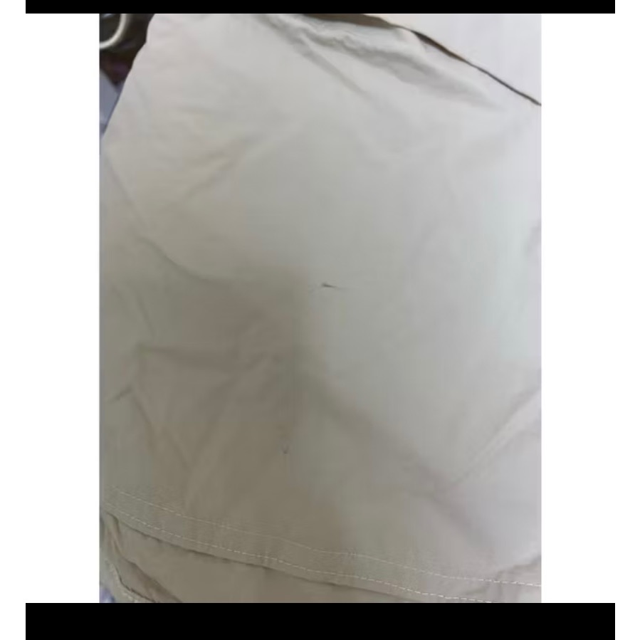 杏色兩用穿厚實外套 內羊羔毛（微小髒污 ）-細節圖3