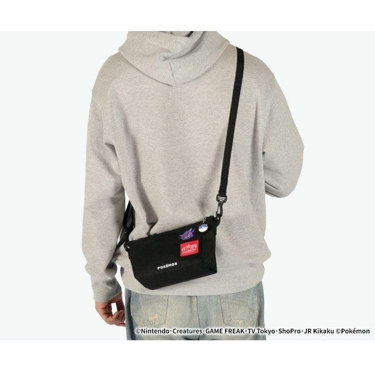 現貨+預購 Manhattan Portage 聯名 寶可夢 pokemon 曼哈頓包 皮卡丘 耿鬼 側背包 斜背包-細節圖3