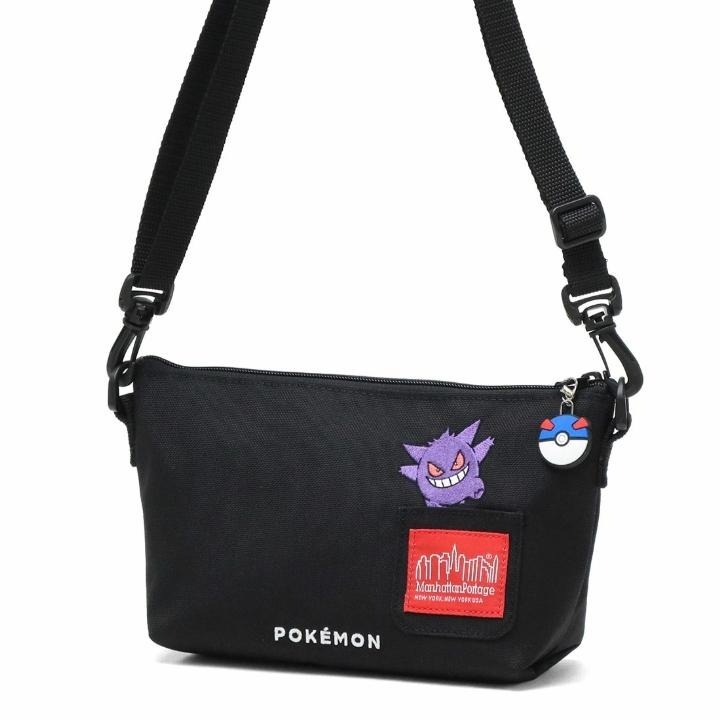 現貨+預購 Manhattan Portage 聯名 寶可夢 pokemon 曼哈頓包 皮卡丘 耿鬼 側背包 斜背包-細節圖6