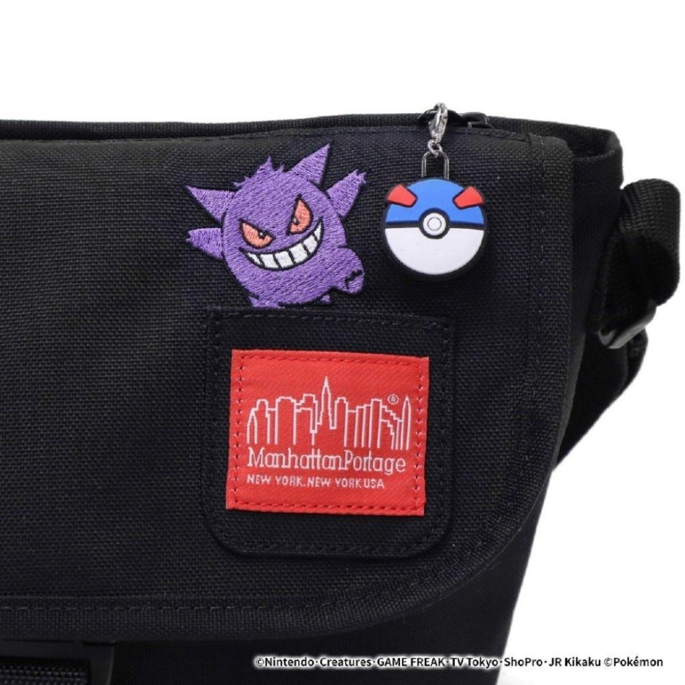 日版 Manhattan ポケモン寶可夢 郵差包 聯名 耿鬼 Pokémon 現貨 側背包-細節圖6