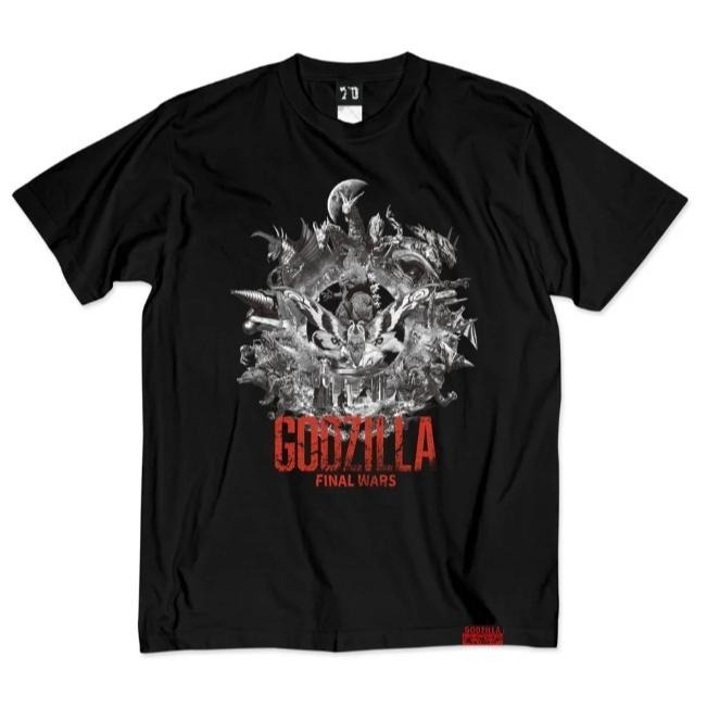 全新 日本 哥吉拉 短袖T恤 70周年 限定 聯名 Godzilla 黑色 灰色 T恤-細節圖3