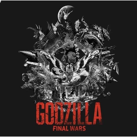 全新 日本 哥吉拉 短袖T恤 70周年 限定 聯名 Godzilla 黑色 灰色 T恤-細節圖4