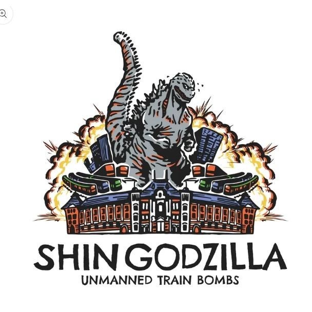 全新 日本 哥吉拉 短袖T恤 70周年 限定 聯名 Godzilla 黑色 灰色 T恤-細節圖6