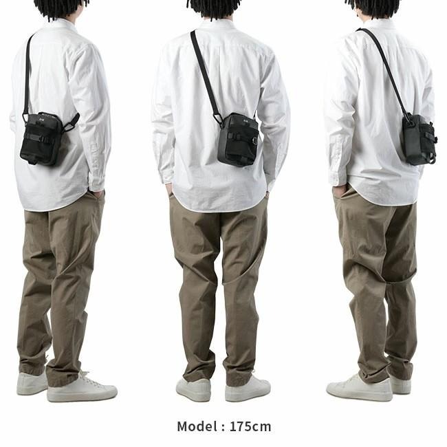 預購 CIE 斜背包 肩背包 防潑水 日本製 GRID3 黑色 MINI SHOULDER BAG 側背包 4色-細節圖3