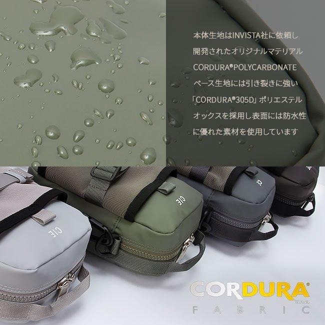 預購 CIE 斜背包 肩背包 防潑水 日本製 GRID3 黑色 MINI SHOULDER BAG 側背包 4色-細節圖4