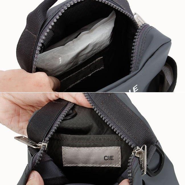 預購 CIE 斜背包 肩背包 防潑水 日本製 GRID3 黑色 MINI SHOULDER BAG 側背包 4色-細節圖7