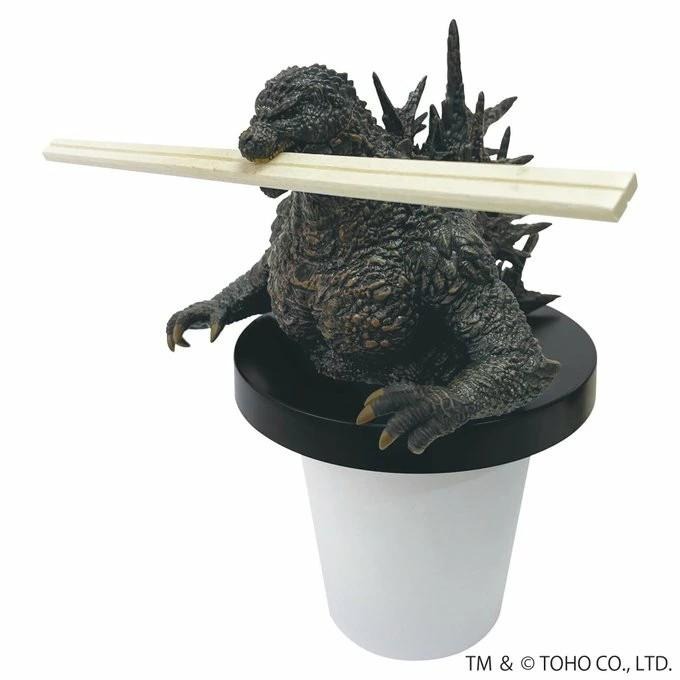 全新 日版 現貨 哥吉拉-1.0  2023 泡麵碗 盒裝 公仔 擺飾 GODZILLA ゴジラ 2023 ゴジめし-細節圖3
