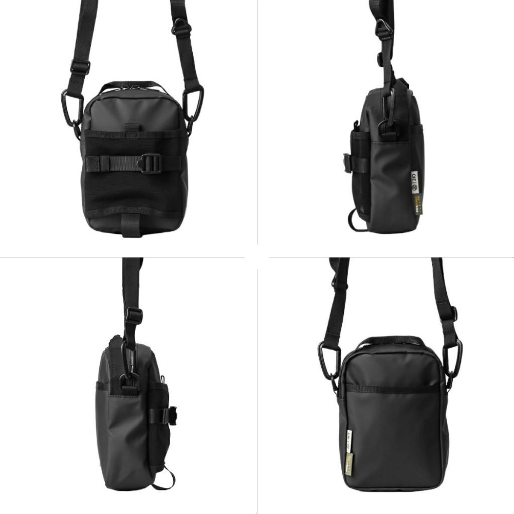 現貨 CIE × mansel 斜背包 肩背包 防潑水 日本製 GRID3 黑色 MINI SHOULDER BAG-細節圖2