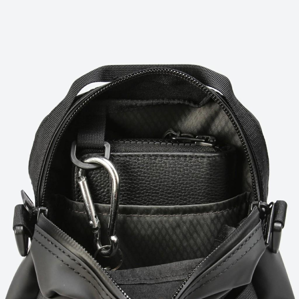 現貨 CIE × mansel 斜背包 肩背包 防潑水 日本製 GRID3 黑色 MINI SHOULDER BAG-細節圖8