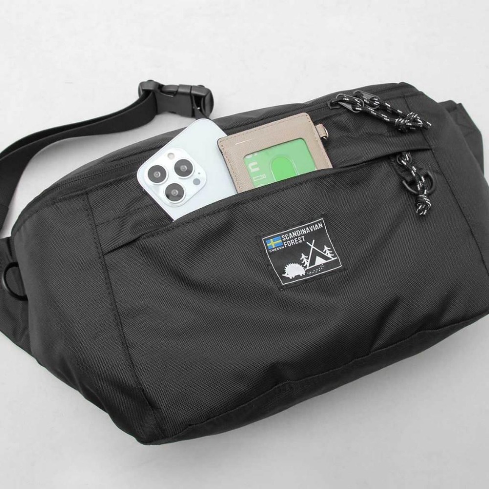 現貨+預購 北歐 刺蝟 SCANDINAVIAN FOREST 大容量 斜背包 側背包 全新 日本代購 隨身包 腰包-細節圖7