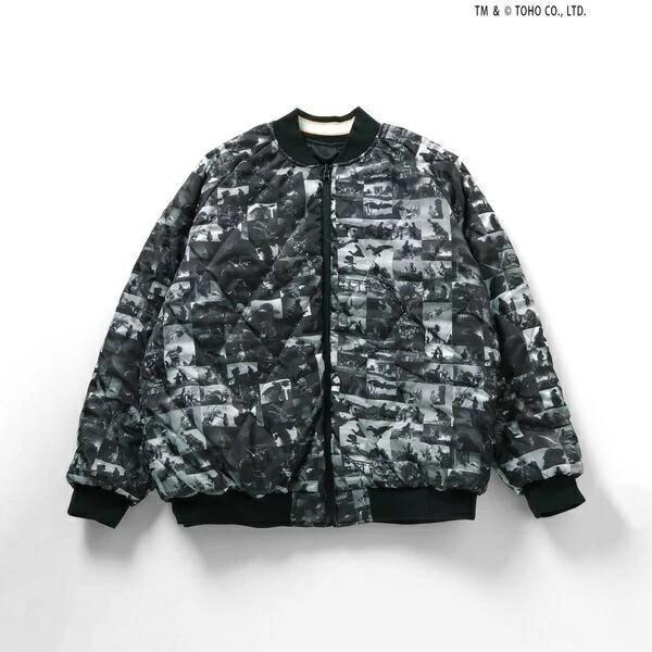 換季特價 現貨 日本 限定 哥吉拉 -1.0 電影版 橫須賀 黑色 雙面 刺繡 蓄光 外套 GODZILLA-細節圖3