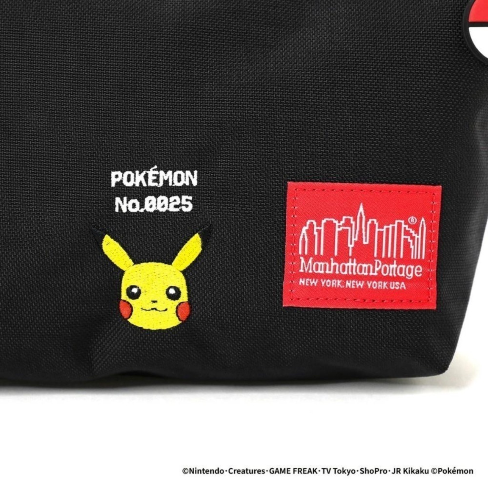 現貨+預購 Manhattan Portage 聯名 寶可夢 pokemon 曼哈頓包 皮卡丘  日本 側背包 斜背包-細節圖7