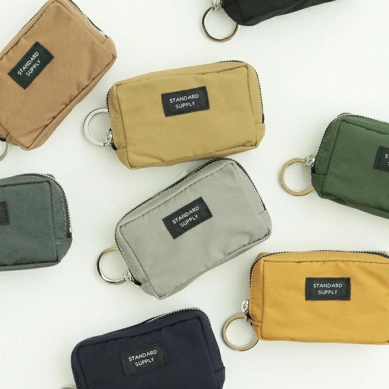 日本 STANDARD SUPPLY 簡約風 零錢包 小物包 日本製 無印風格 多色可選 pouch 配件-細節圖2