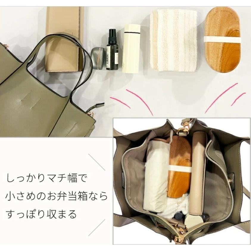現貨 ANDSHIN 熱賣 手提包 斜背包 2WAY 兩用 OL  上班族 輕量 手拿包 日系 日雜 多色可選-細節圖4