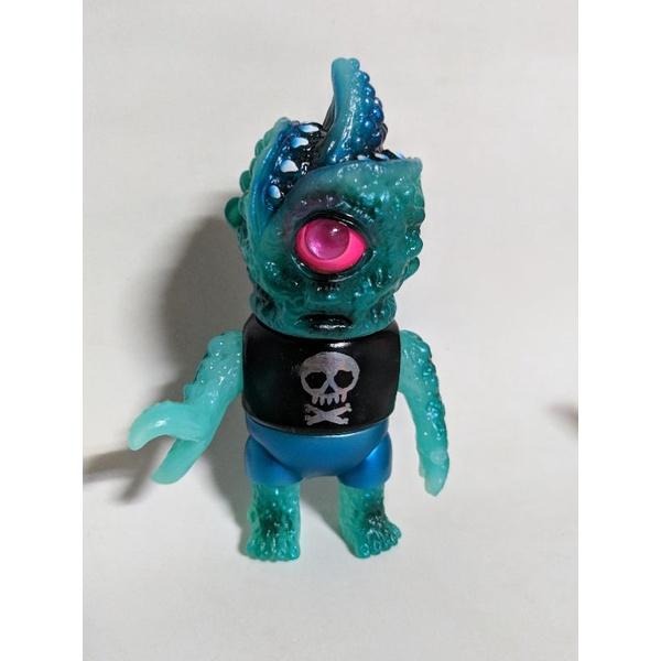 已拆 chokehazrd parasiteboy 獨眼 透綠 mvh 軟膠 公仔-細節圖2