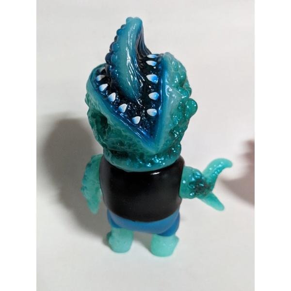 已拆 chokehazrd parasiteboy 獨眼 透綠 mvh 軟膠 公仔-細節圖3