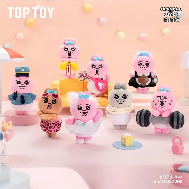 TOPTOY 內褲兔 Opanchu USAGI 兔兔生活系列 抽象毛絨掛件 搞怪鑰匙圈  吊飾-細節圖3