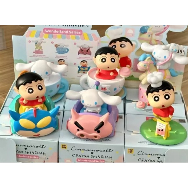 TOPTOY 大耳狗 x 蠟筆小新 奇妙樂園 盲盒 公仔 玩具-細節圖3
