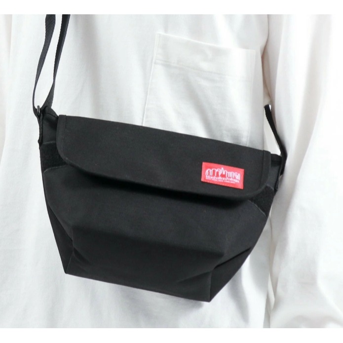 現貨 日本 曼哈頓 manhattan portage 郵差包 斜背包 側背包 黑色 全新 日版 基本款-細節圖2