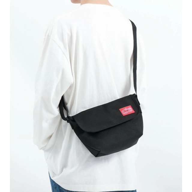 現貨 日本 曼哈頓 manhattan portage 郵差包 斜背包 側背包 黑色 全新 日版 基本款-細節圖4