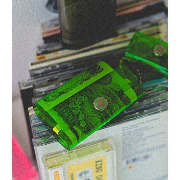 現貨 BEAMS JAPAN 日本製 SALLIES Pocket Pal 吊飾 透明錢包 零錢包 鈔票夾 鑰匙圈-細節圖2