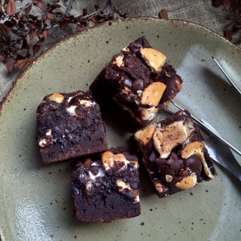 【九木蛋糕】鹽味奇福餅棉花布朗尼🧂 露營必備 手作甜點-細節圖2