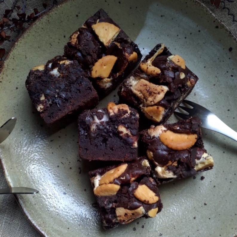 【九木蛋糕】鹽味奇福餅棉花布朗尼🧂 露營必備 手作甜點-細節圖3