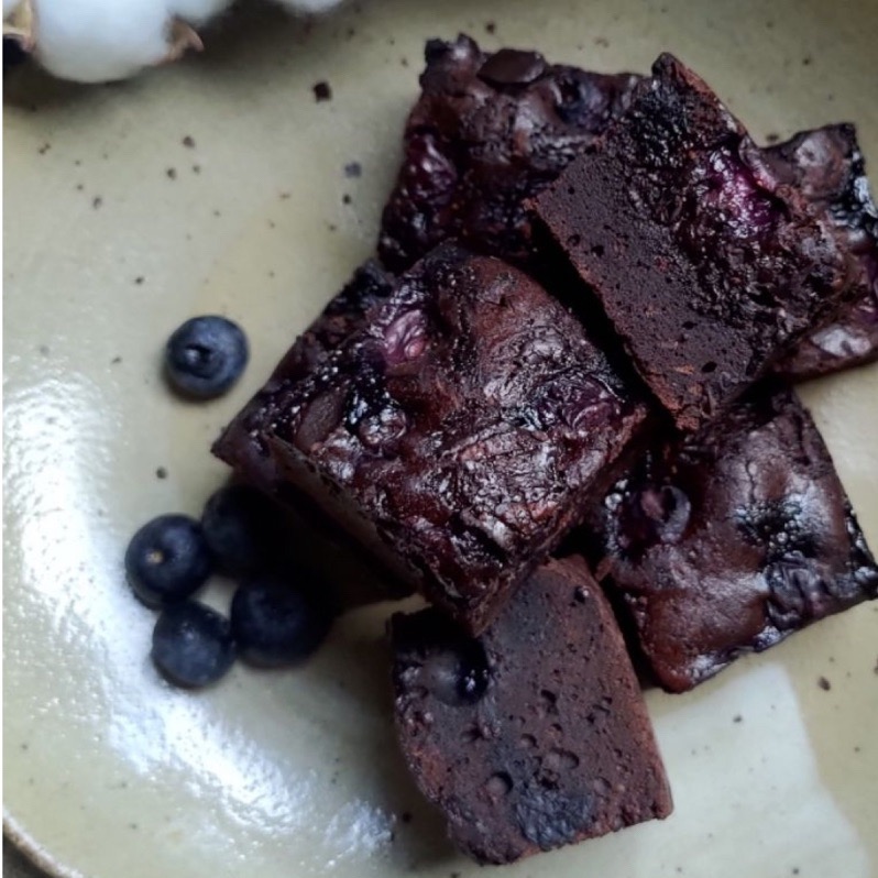 【九木蛋糕】新鮮藍莓布朗尼🫐    手作甜點-細節圖2