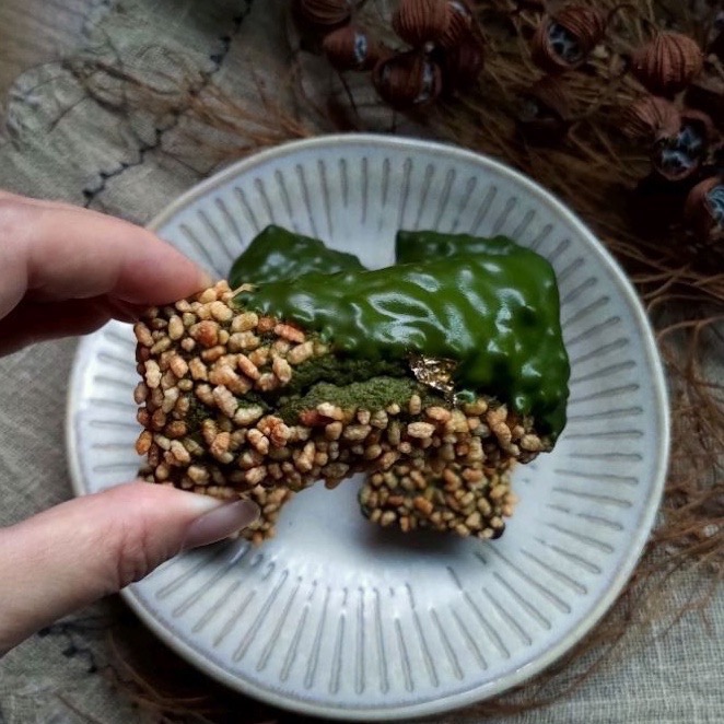 【九木蛋糕】 杏仁角抹茶費南雪🍵    若竹抹茶  常溫蛋糕   手做甜點-細節圖4