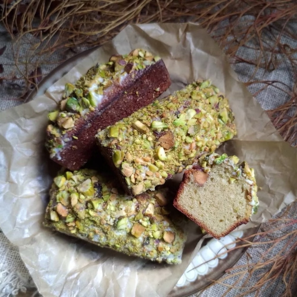 【九木蛋糕】開心果費南雪  🔥減糖    開心果蛋糕    手作甜點-細節圖3